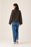 Cocoa Tie-Waist Wool Jacket