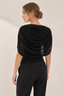Cowl Drape Ruched Top