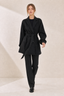 Amber Hush Belted Wool Coat