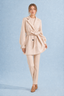 Amber Hush Belted Wool Coat