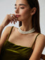 Arlette | Women's Layered Pearl Three Strand Bead Necklace