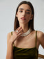 Arlette | Women's Layered Pearl Three Strand Bead Necklace