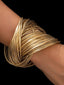 Jessa | Women's Twisted Layered Crossover Open Multi Strand Bracelet