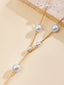 Kiana | Women's Beaded Chain Pearl Y Long Drop Pendant Necklace