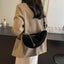 Loretta | Women's Faux Suede Crescent Shoulder Bag