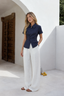 Marlowe Asymmetric Check Shirt