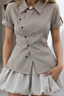 Marlowe Asymmetric Check Shirt