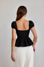 Juliette Polka Dot Babydoll Top