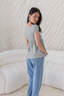 Cosette Lace Trim Babydoll Tee