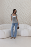 Cosette Lace Trim Babydoll Tee
