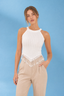 Boho Tassel Halter Knit Top