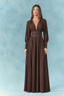 Adaline French Pleated Maxi Dress