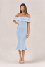 Colette Off-Shoulder Knit Midi Dress