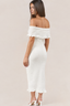 Colette Off-Shoulder Knit Midi Dress