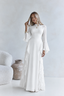 Evening Cascade Ruffle Maxi Dress