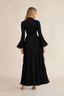 Evening Cascade Ruffle Maxi Dress