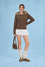 Toggle Knit Hooded Cardigan