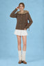 Toggle Knit Hooded Cardigan