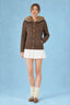 Toggle Knit Hooded Cardigan