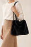 Plush Bucket Bag with Square Box Design