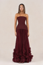 Isadora Petal-Hem Maxi Dress