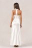 Odette Halter Satin Maxi Dress