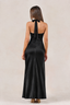 Odette Halter Satin Maxi Dress
