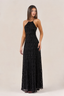 Textured Halter Backless Maxi Dress